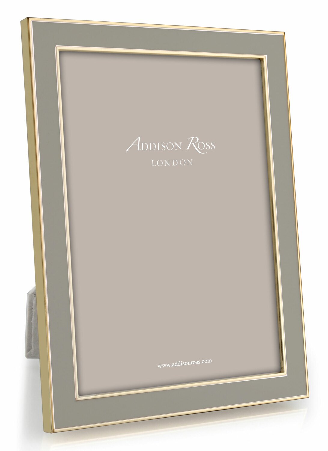 Addison Ross Taupe Enamel Picture Frame 8 x 10 Inch e-Gold Plating FR1350, MPN: FR1350, UPC/EAN: 50…