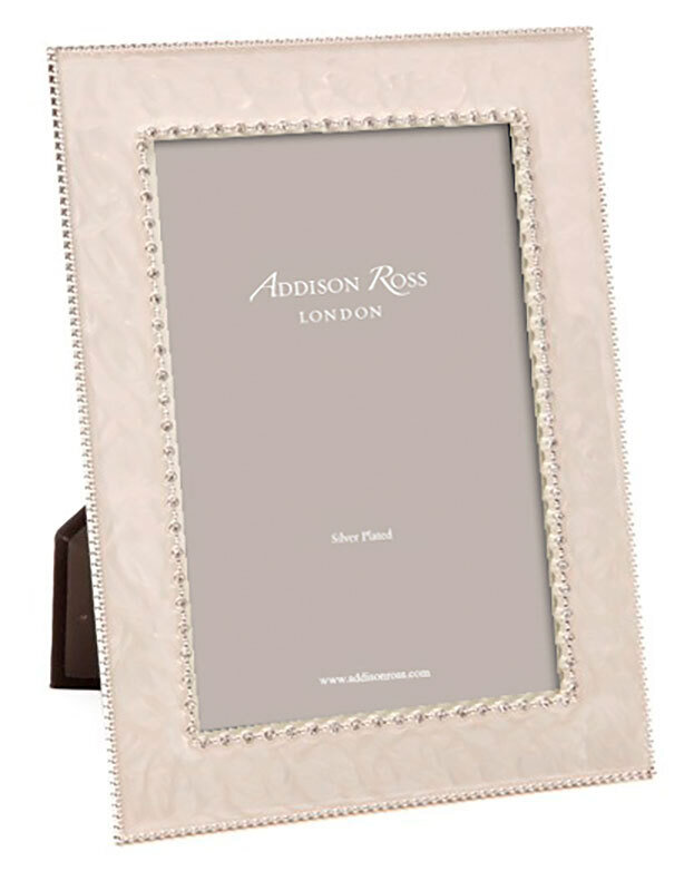 Addison Ross Royal Diamante Cream Enamel Picture Frame 8 x 10 InchSilver-plated FR0296, MPN: FR0296…