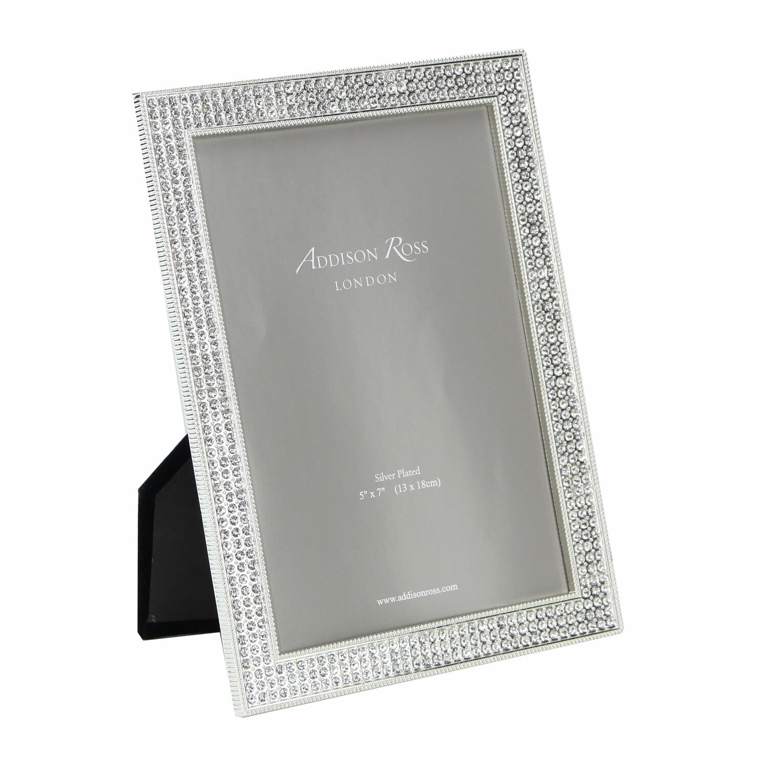 Addison Ross Silver Florence Diamante Picture Frame 5 x 7 Inch Zinc FR0852, MPN: FR0852, UPC/EAN: 5…