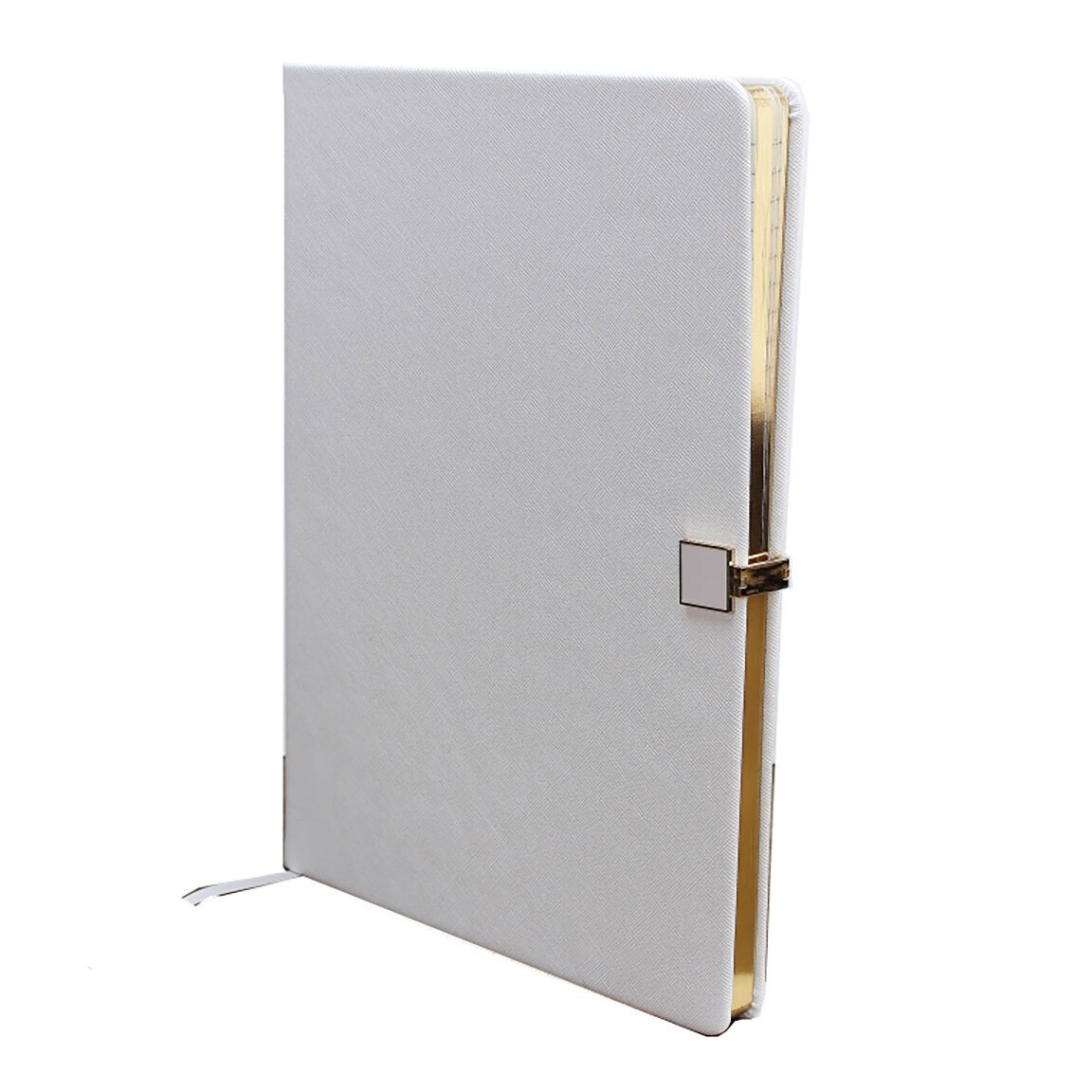 Addison Ross White & Gold A4 Notebook A4 Inch Pu Leather NB1155