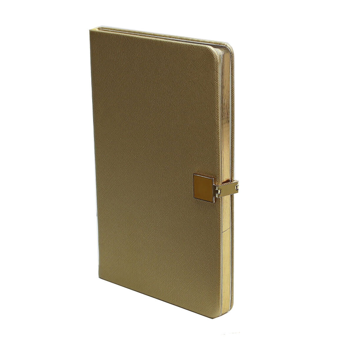 Addison Ross Gold & Gold A5 Notebook A5 Inch Pu Leather NB1007