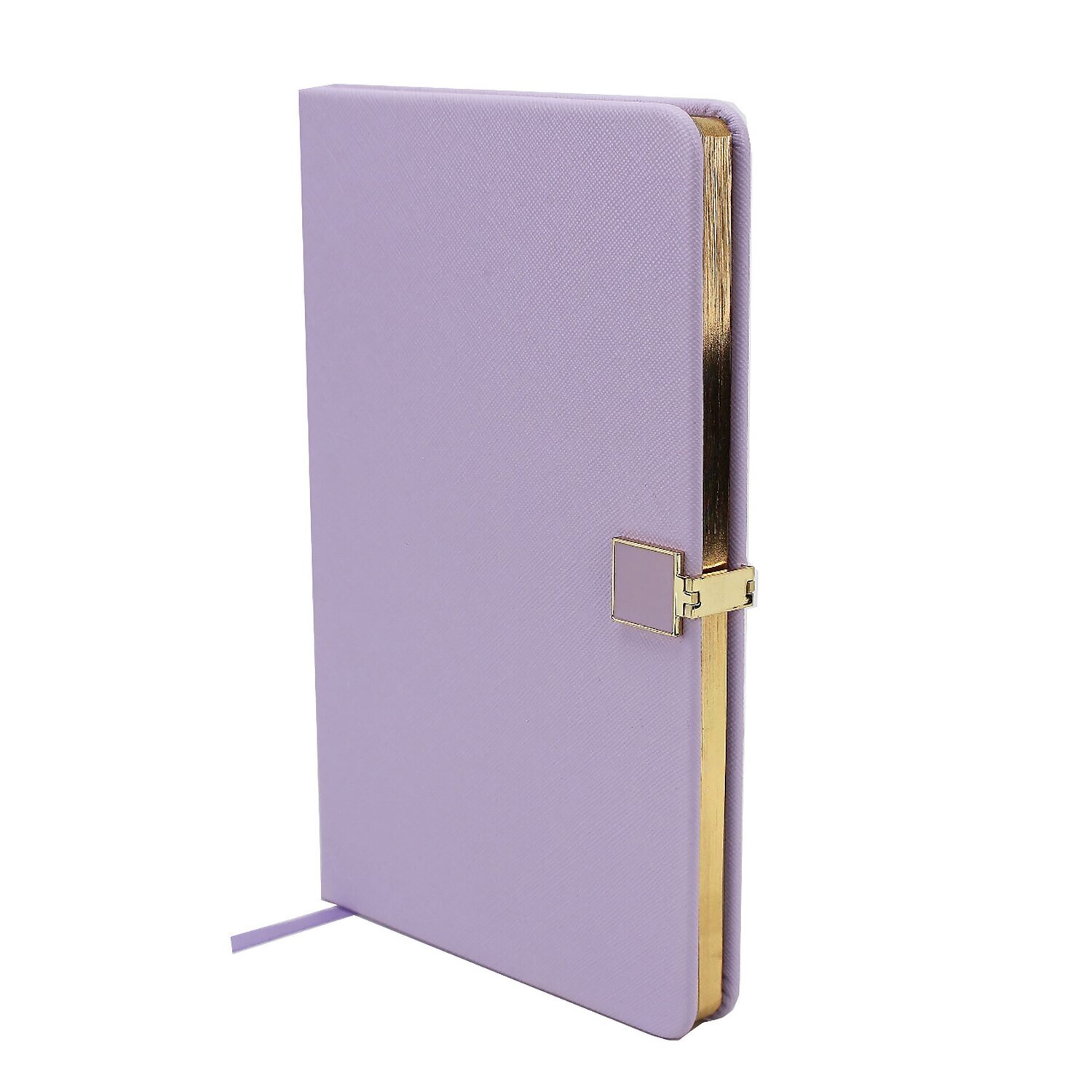 Addison Ross Lilac & Gold Notebook A5 Inch Pu Leather NB1000