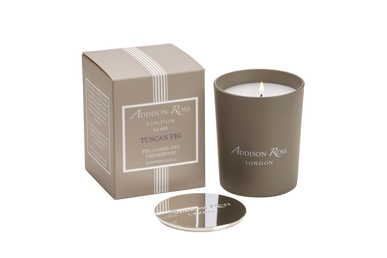 Addison Ross Tuscan Fig Scented Candle 190g / 6.7oz Net Mineral & Vegetable Wax CA0107