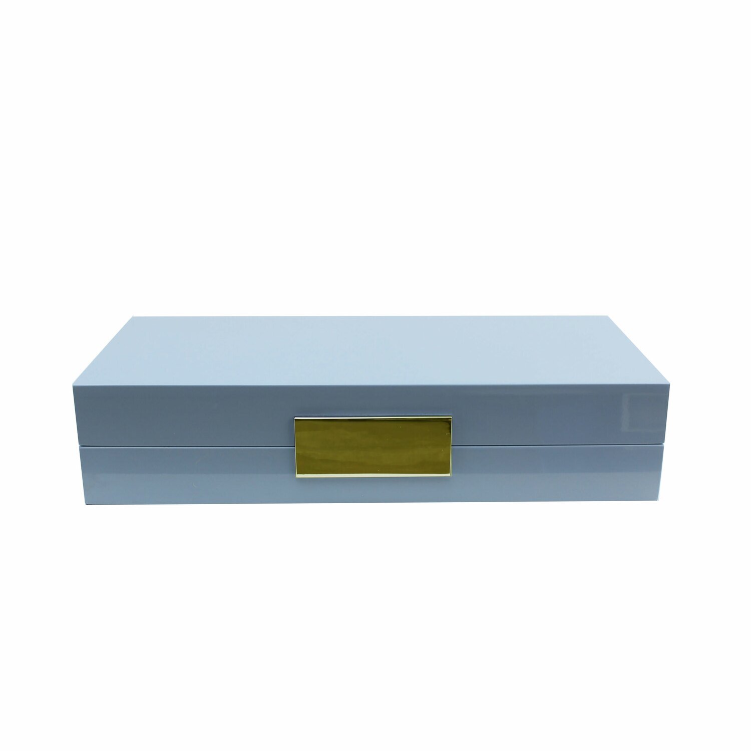 Addison Ross Pale Denim Lacquer Box With Gold 4 x 9 Inch Lacquer BX1208, MPN: BX1208, UPC/EAN: 5024…