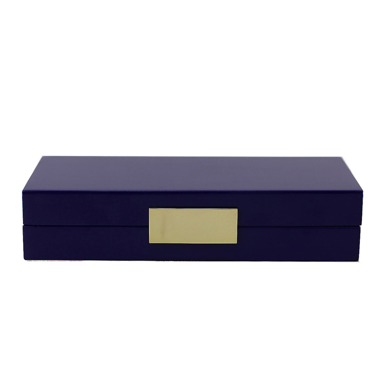 Addison Ross Navy Lacquer Box With Silver 4 x 9 Inch Lacquer BX1254, MPN: BX1254, UPC/EAN: 50240431…