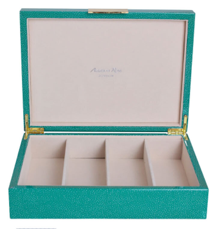 Addison Ross Green Shagreen Glasses Box8 x 11 Inch Lacquer BX1450G, MPN: BX1450G, UPC/EAN: 50240431…