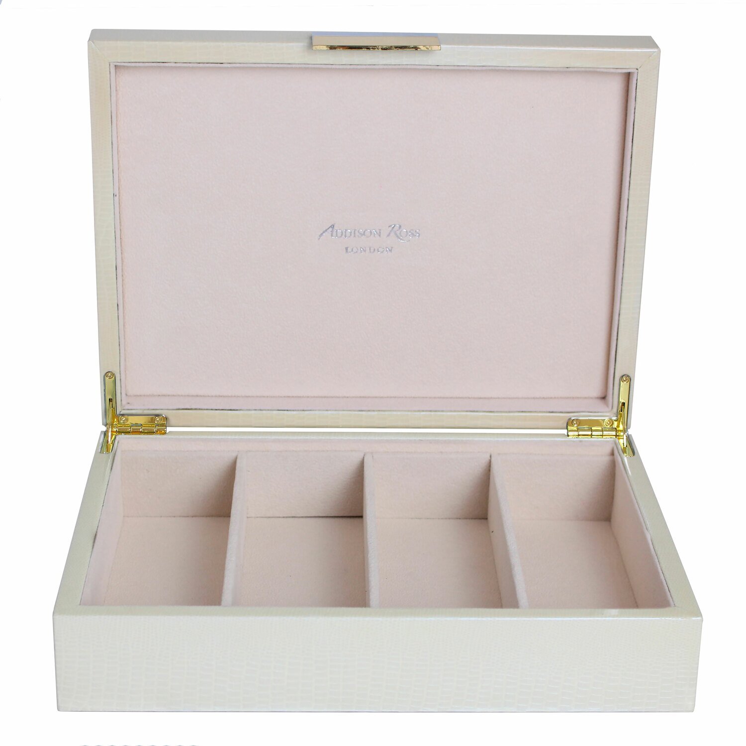 Addison Ross Cream Crocodile Glasses Box8 x 11 Inch Lacquer BX1472G, MPN: BX1472G, UPC/EAN: 5024043…