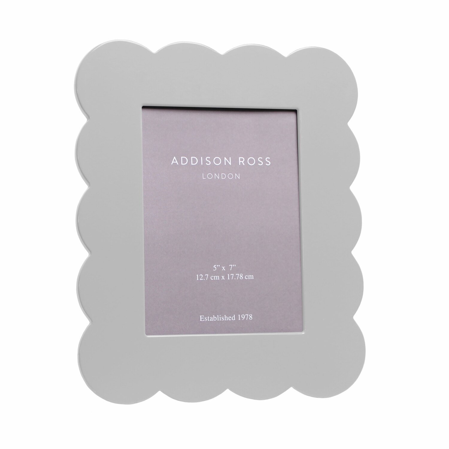 Addison Ross Chiffon Scalloped Lacquer Photo Frame 5 x 7 Inch Lacquer FR11001