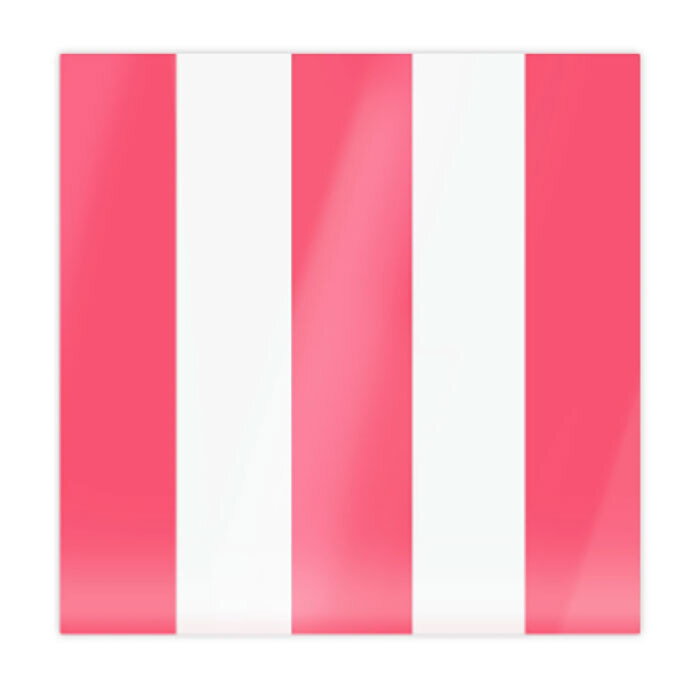 Addison Ross Fuschia &amp; White Lacquer Placemats Set Of 4 33 x 33 Inch Lacquer PM1033, MPN: PM1033, U…