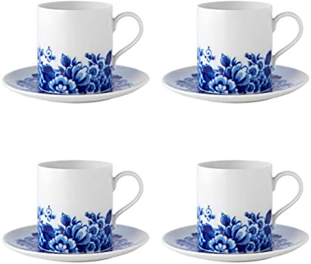 Vista Alegre Blue Ming Tea Cup And Saucer Set of 4 21128654, MPN: 21128654, 5601266130620