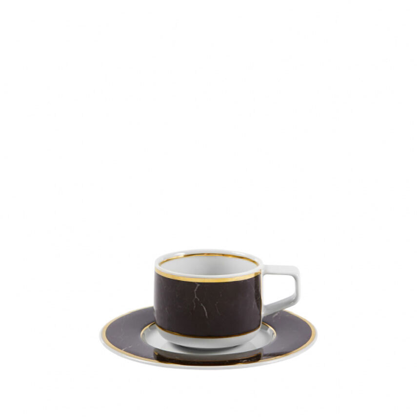 Vista Alegre Carrara Coffee Cup &amp; Saucer Set of 4 21127392, MPN: 21127392, 5601266836768