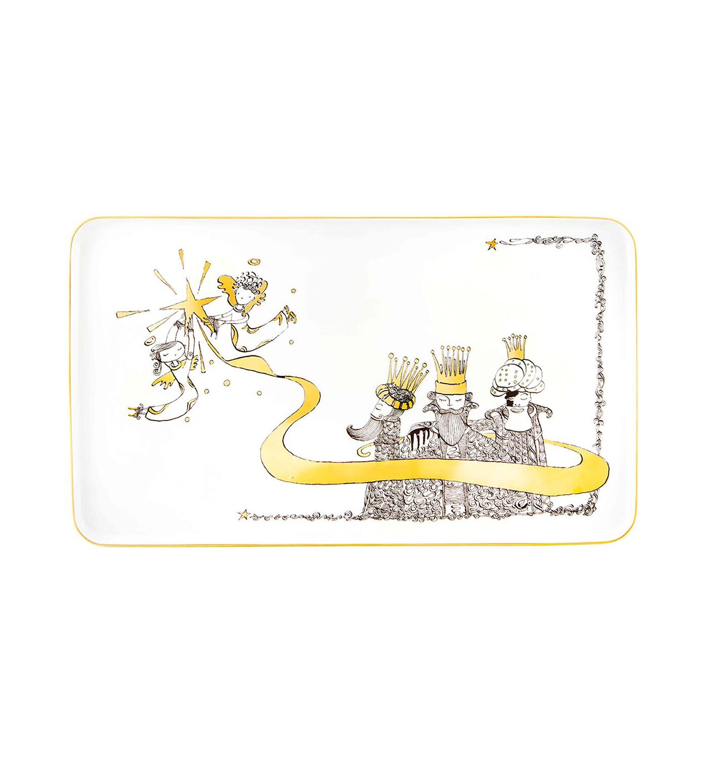 Vista Alegre Chasing Stars Rectangular Tray 21134950, MPN: 21134950, 5605414035409
