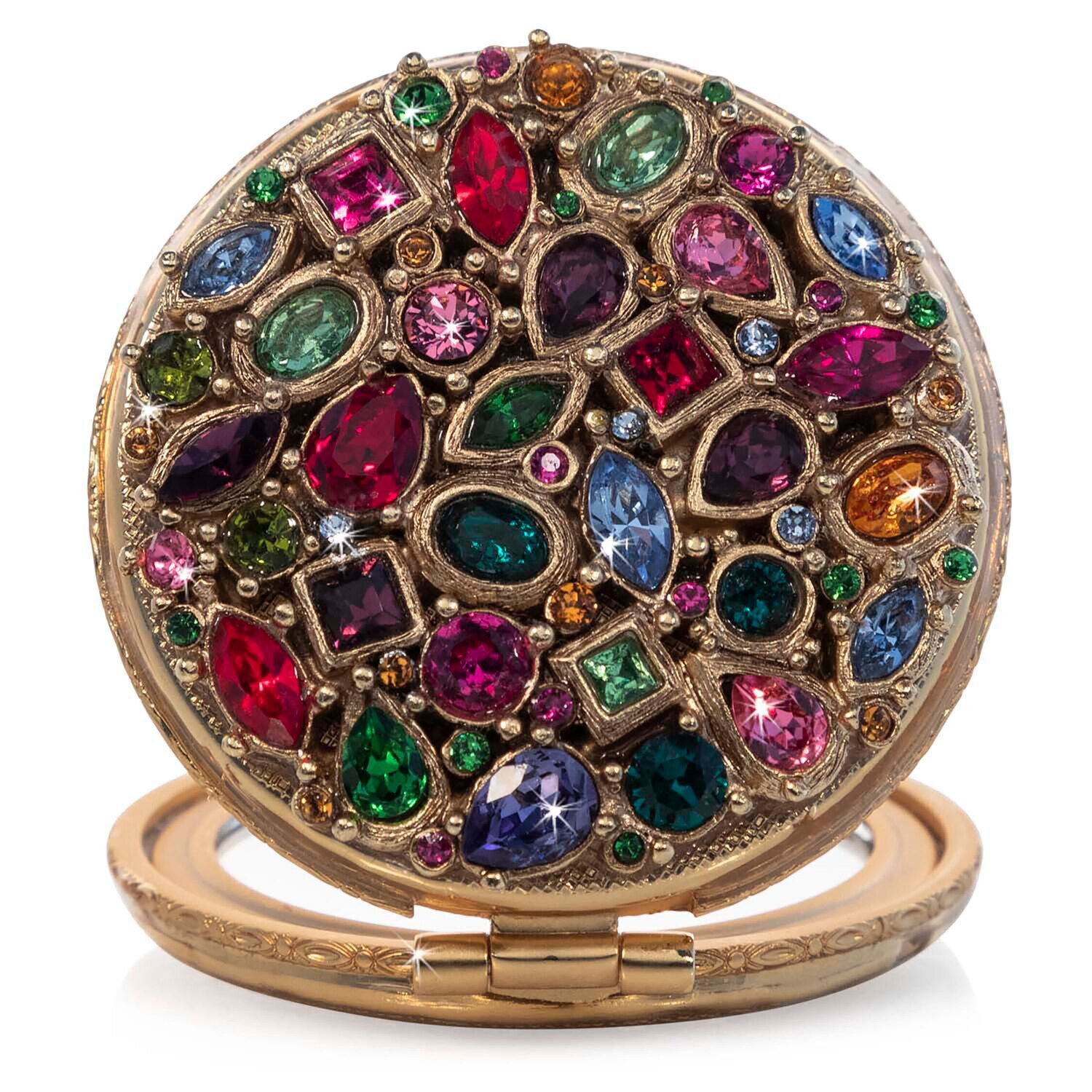 Jay Strongwater Round Jeweled Compact Mirror SCB8085-250, MPN: SCB8085-250, 848510042024