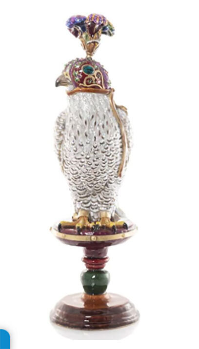 Jay Strongwater Hooded Falcon Figurine SDH1951-280