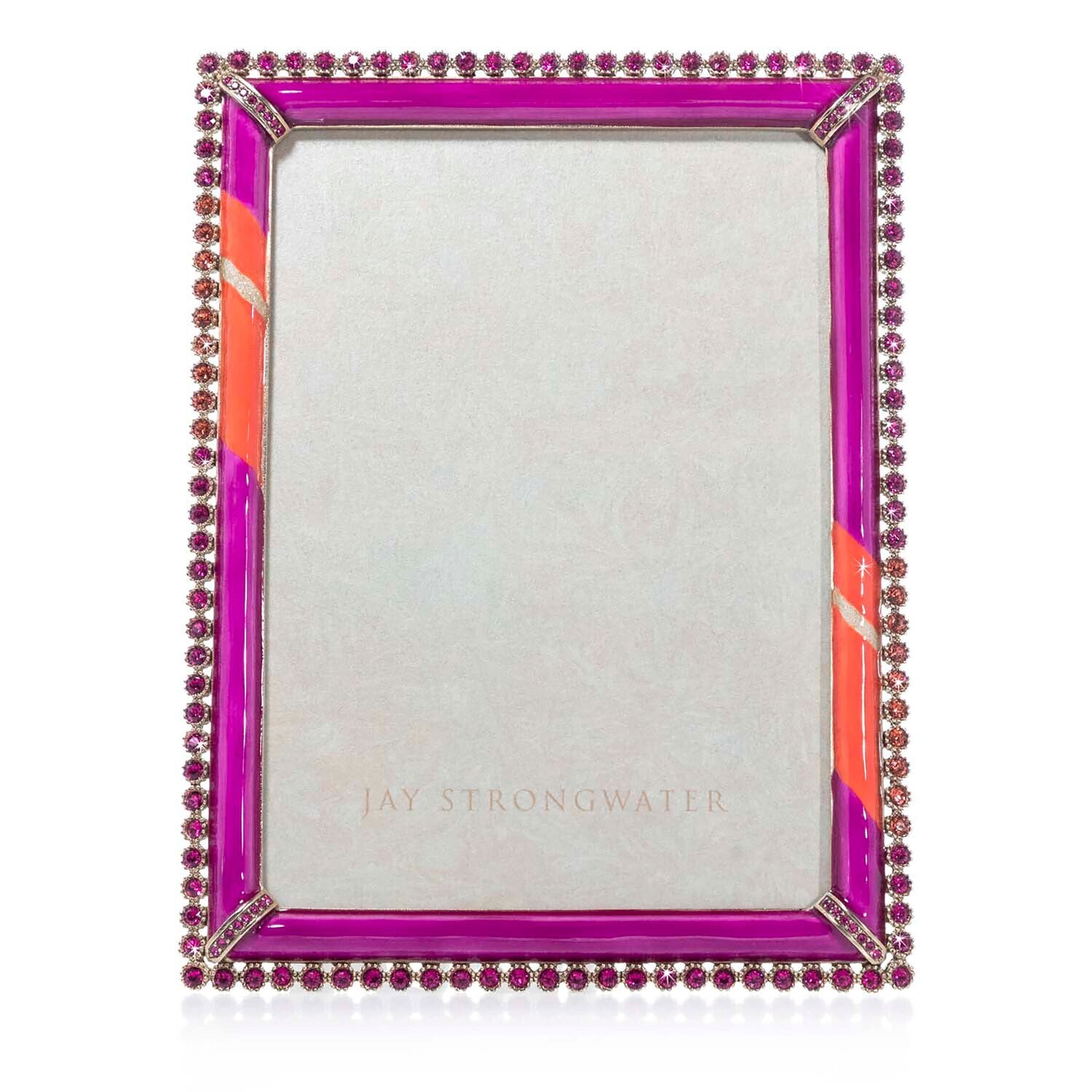 Jay Strongwater Lucas Stone Edge 5 x 7 Inch Picture Frame SPF5511-202
