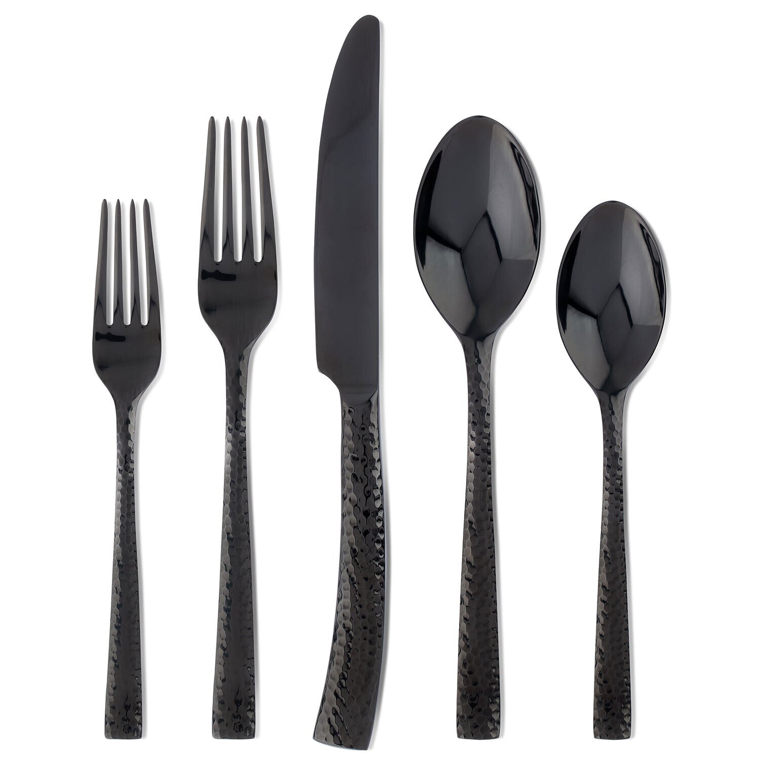 Hampton Forge Paris Hammered Gunmetal Titan 18/10 20 Piece EFB96M20QT, MPN: EFB96M20QT, 733652147082
