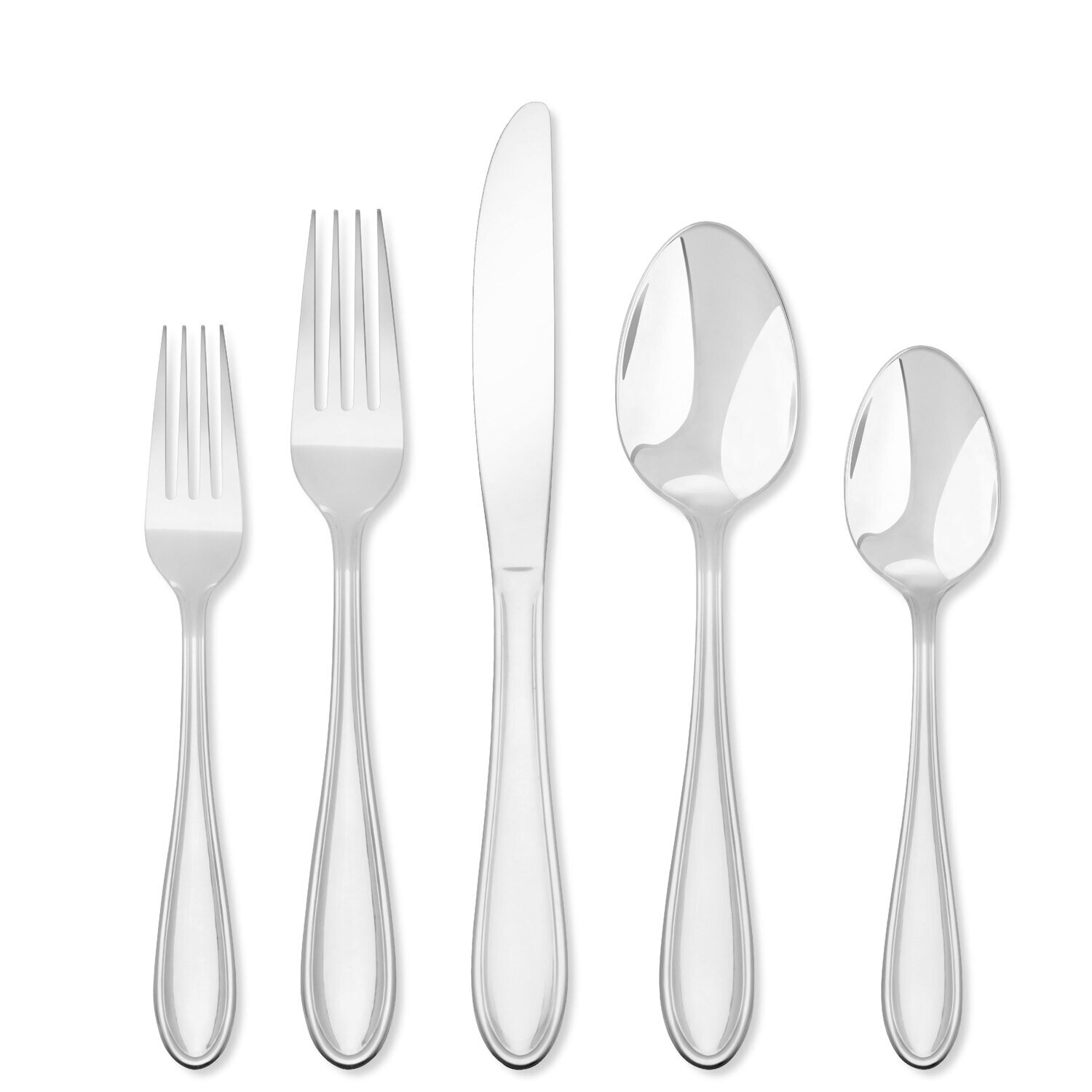 Hampton Forge Lincoln 46 Piece Flatware Set With Caddy 267A046HFN