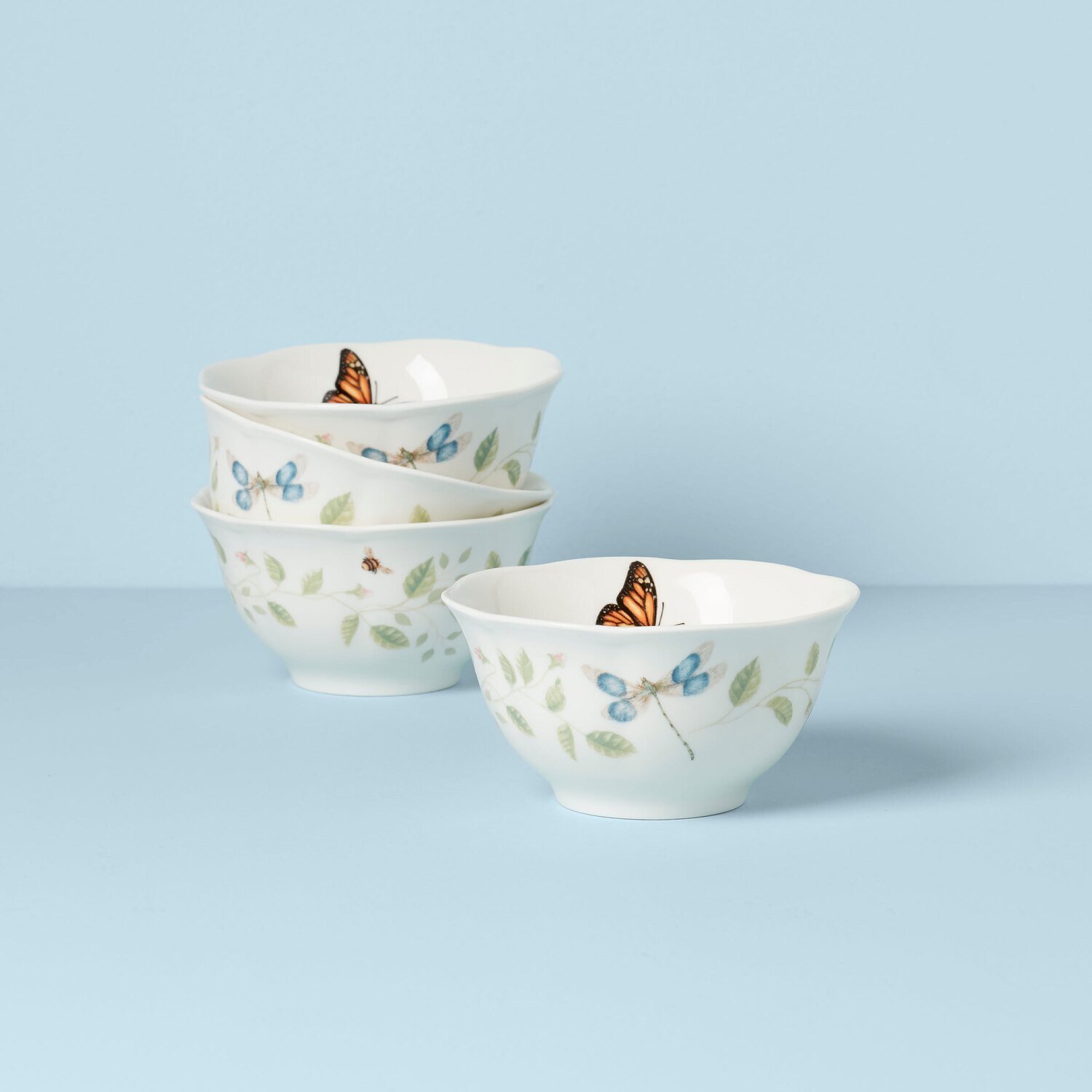 Lenox Butterfly Meadow Vines Rice Bowls, Set of 4 894543, MPN: 894543, 194372024617