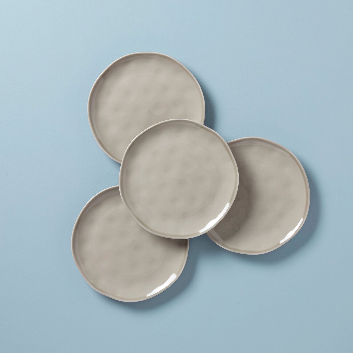 Lenox Bay Colors Accent Plates Set of 4, Grey 894669, MPN: 894669, 194372025126