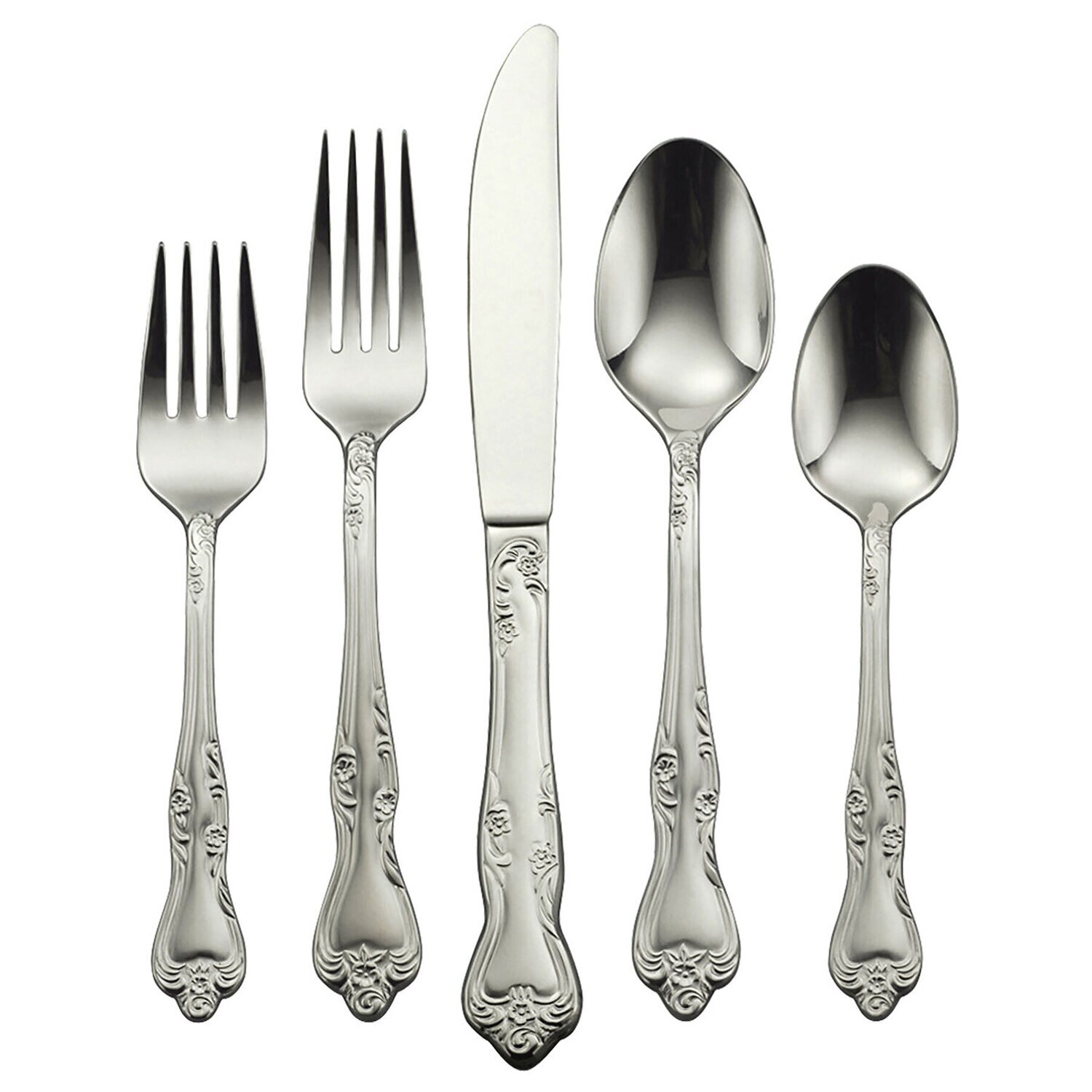Oneida Azalea 45 Piece Flatware Set B333045A, MPN: B333045A, 78737044970