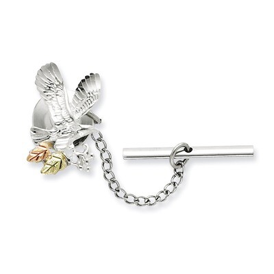 Eagle Pin/Tie Tack Sterling Silver &amp; 12k Gold QBH174, MPN: QBH174, 784715388683
