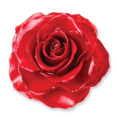 Red Adjustable Rose Ring Lacquer Dipped BF1327, MPN: BF1327, 810391015817