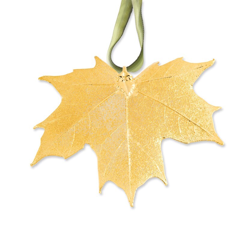 Sugar Maple Decorative Leaf 24k Gold Dipped GM3895