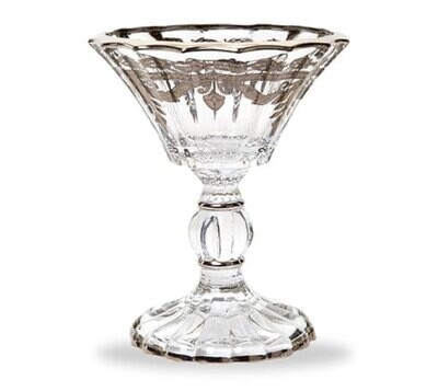 Arte Italica Vetro Platinum Petite Pedestal Candy Dish VP4886
