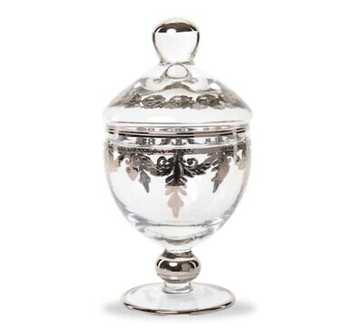 Arte Italica Vetro Platinum Canister with Lid VP4884