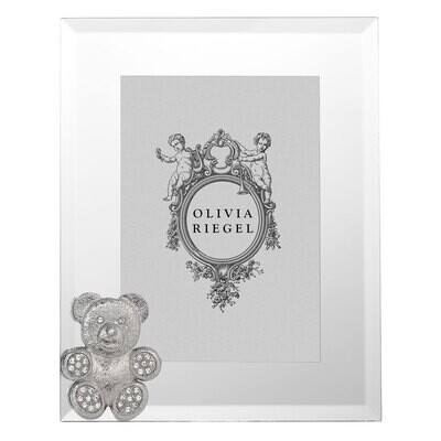Olivia Riegel Silver Teddy Bear 5 x 7 Inch Picture Frame RT4887, MPN: RT4887, 817655013268