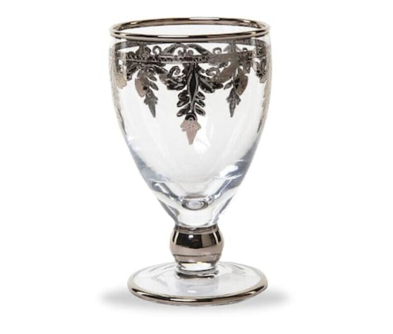 Arte Italica Vetro Platinum Water Glass for Bath VP4883