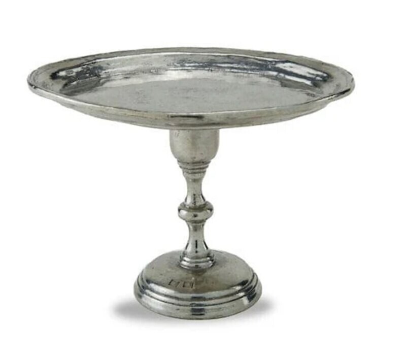 Arte Italica Vintage Petite Oval Pedestal Dish VIN633