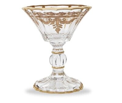 Arte Italica Vetro Gold Petite Pedestal Candy Dish VG3100