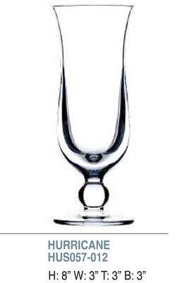 Bold Calypso 11oz Hurricane Unbreakable Glass Set of 6