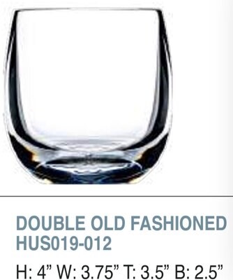 Bold Mirage 13oz Double Old Fashioned Unbreakable Glass Set of 6