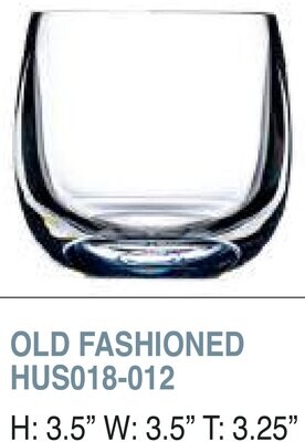 Bold Mirage 10oz Old Fashioned Unbreakable Glass Set of 6