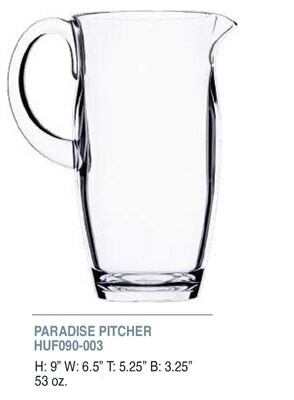 Bold Paradise 53oz Pitcher Unbreakable Glass