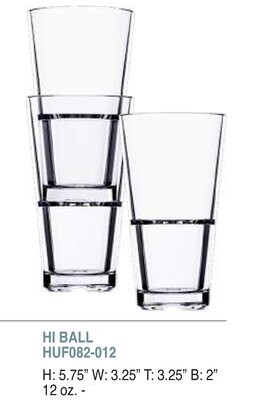 Bold Reef 17oz Beverage Unbreakable Glass Set of 6