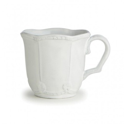 Arte Italica Bella Bianca Beaded Mug BBS1017
