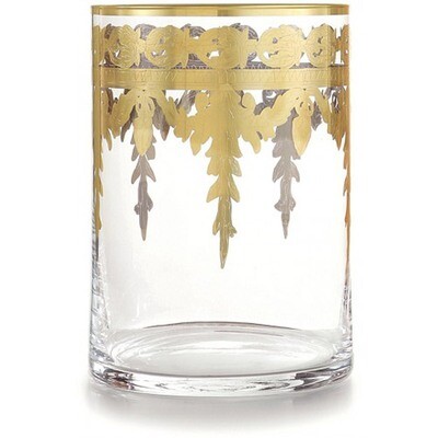 Arte Italica Baroque Gold Wastebasket ST1060SOZ