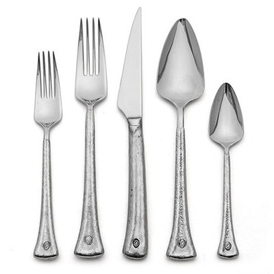 Arte Italica Elena 5-piece Place Setting Pewter Flatware PE0046