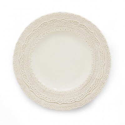 Arte Italica Finezza Cream Salad Dessert Plate FIN3291