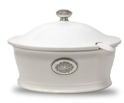 Arte Italica Tuscan Large Oval Tureen with Ladle TUS2469