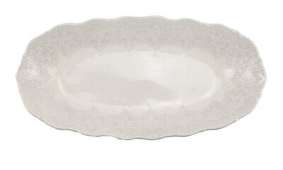 Arte Italica Merletto Antique Large Oval Bowl MER9544AL