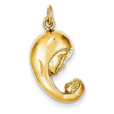 Mother &amp; Baby Charm 14k Gold C285, MPN: C285, 883957430485