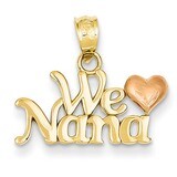 We Love Nana Charm 14k Two-tone Gold M2171, MPN: M2171, 637218164769