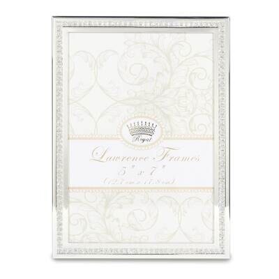 5 x 7 Inch Dazzle Silver-tone and Glitter Picture Frame GM22251, MPN: GM22251, 751148073974