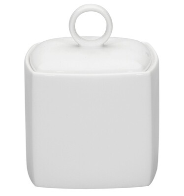 Vista Alegre Carre White Sugar Bowl, MPN: 21103830, 5601266968582