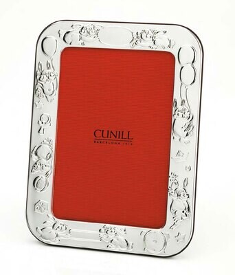 Cunill America Bunnies Birth Record 4 x 6 Inch Picture Frame - Sterling Silver, MPN: 238998
