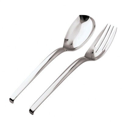 Sambonet living serving spoon and serving fork 2 pieces giftboxed - 18/10 stainless steel, MPN: 525…